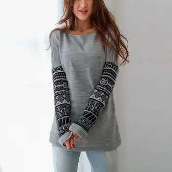 Hirigin Women's Casual Crew Neck Long Sleeve O-Neck Gray Cotton Warm Pullover Long Tops Sweatshirt
Hirigin Women's Casual Crew Neck Long Sleeve O-Neck Gray Cotton Warm Pullover Long Tops Sweatshirt