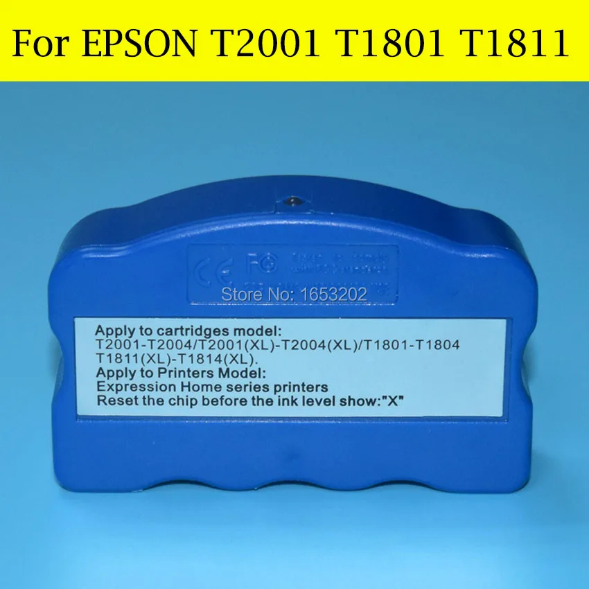 1 PC Chip Resetter For Epson T1801 T1811 T2001 T2001XL INK Cartridge For EPSON XP-310 XP410 XP-225 XP-325 XP-200 Printer
1 PC Chip Resetter For Epson T1801 T1811 T2001 T2001XL INK Cartridge For EPSON XP-310 XP410 XP-225 XP-325 XP-200 Printer