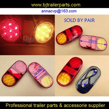 CVP Truck trailer tail LED lights lamp pair boat trailer waterproof submersible 12V trailer parts (2PCS/1LOT) trailer parts
CVP Truck trailer tail LED lights lamp pair boat trailer waterproof submersible 12V trailer parts (2PCS/1LOT) trailer parts