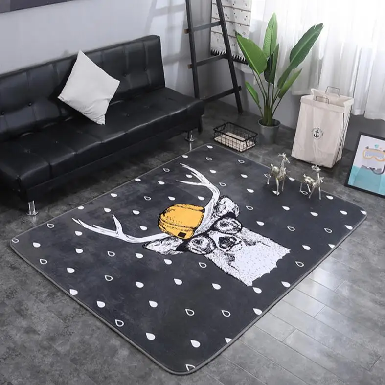 150*200CM Nordic Large Super Soft Flannel Abstract drawed Animal Carpet baby crawling pad thicken play mat Non-slip rug blanket
150*200CM Nordic Large Super Soft Flannel Abstract drawed Animal Carpet baby crawling pad thicken play mat Non-slip rug blanket