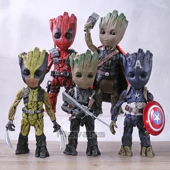 Guardians of The Galaxy Tree Man Cos Deadpool Captain America Bucky Thor Wolverine Action Figure Toy Collection
Guardians of The Galaxy Tree Man Cos Deadpool Captain America Bucky Thor Wolverine Action Figure Toy Collection