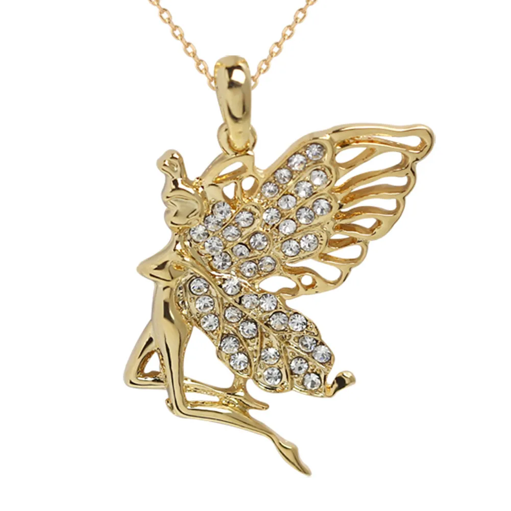 women & girl gilding Fashion big large wing Crystal Angel fairy Pendant Chain Necklace chocker jewelry
women & girl gilding Fashion big large wing Crystal Angel fairy Pendant Chain Necklace chocker jewelry