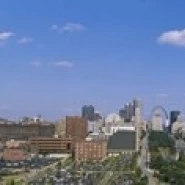 Aerial view of a city St. Louis Missouri USA Poster Print (36 x 12)