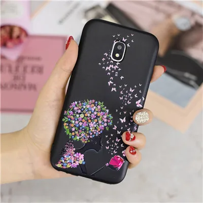 Silicon Phone Case For Samsung Galaxy A6 A8 A7 A750 J4 J6 J8 2018 J5 Black Butterfly Cases For Samsung S8 S9 Note9Soft TPU Cover (21)