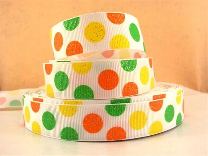 David accessories 7/8"22mm glitter dot printed polyester grosgrain ribbon 5yds,DIY handmade materials,wedding gift wrap,5Yc1566
David accessories 7/8"22mm glitter dot printed polyester grosgrain ribbon 5yds,DIY handmade materials,wedding gift wrap,5Yc1566
