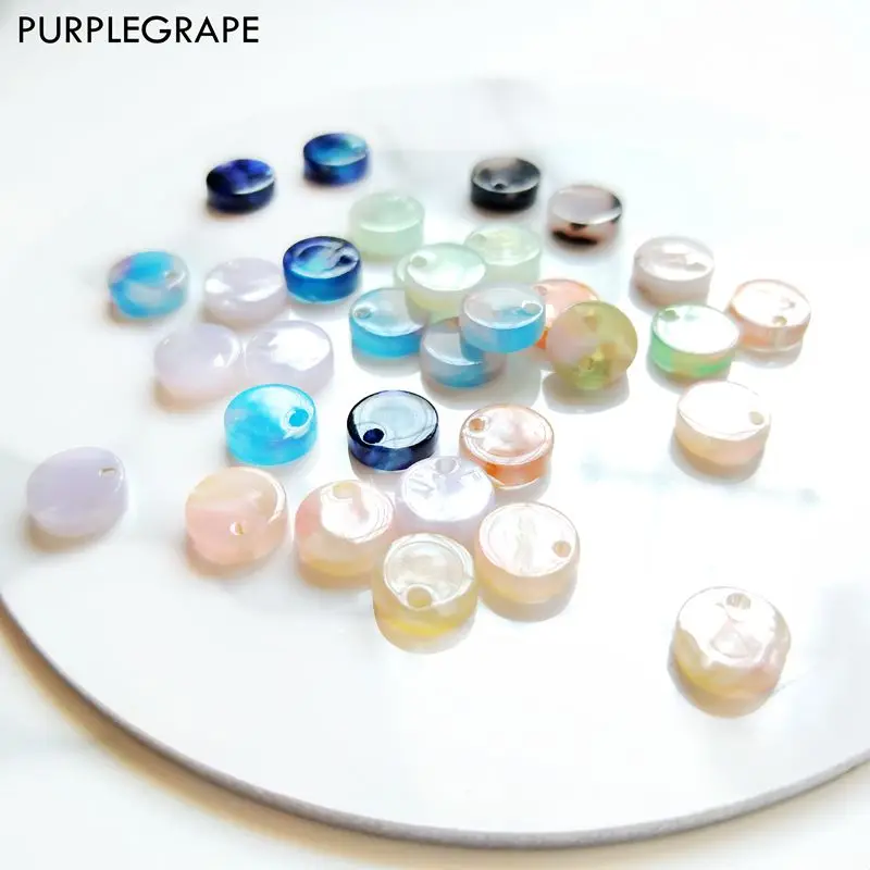 PURPLEGRAPE Minimalist Japanese and Korean fashion acrylic 8mm round marble pendant earrings accessories DIY material 10 Packs
PURPLEGRAPE Minimalist Japanese and Korean fashion acrylic 8mm round marble pendant earrings accessories DIY material 10 Packs