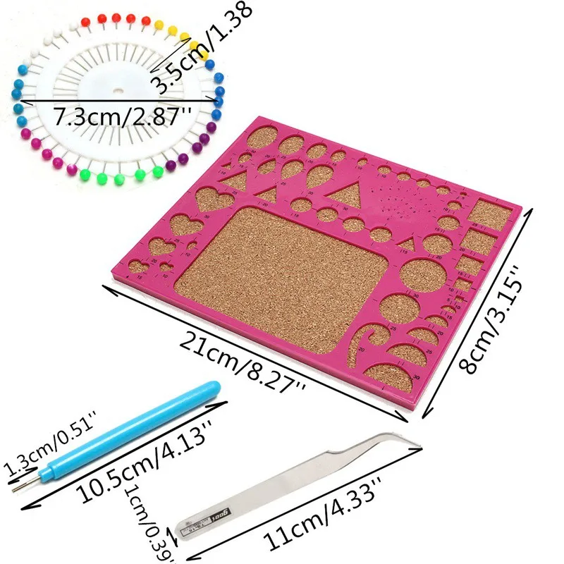 Yan Paper Template DIY Paper Quilling Tools Set Template Mould Board Tweezer Pins Slotted Tool Kit Card Paper Crafts Tool
Yan Paper Template DIY Paper Quilling Tools Set Template Mould Board Tweezer Pins Slotted Tool Kit Card Paper Crafts Tool