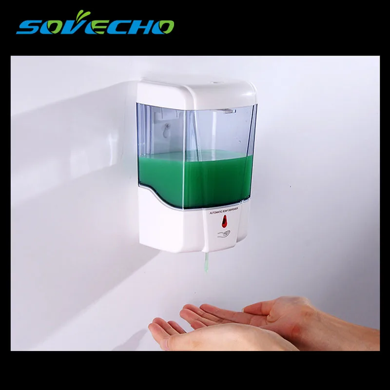 Soap Dispenser Battery Powered 600ml Wall-Mount Automatic IR Sensor Touch-free Kitchen Soap Lotion Pump for Kitchen Bathroom
Soap Dispenser Battery Powered 600ml Wall-Mount Automatic IR Sensor Touch-free Kitchen Soap Lotion Pump for Kitchen Bathroom