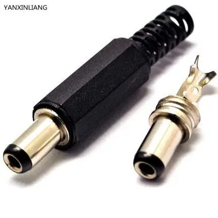 10PCS Black Plastic Cover 2.5x5.5mm Male DC Power Plug Jack Connector Adapter
10PCS Black Plastic Cover 2.5x5.5mm Male DC Power Plug Jack Connector Adapter
