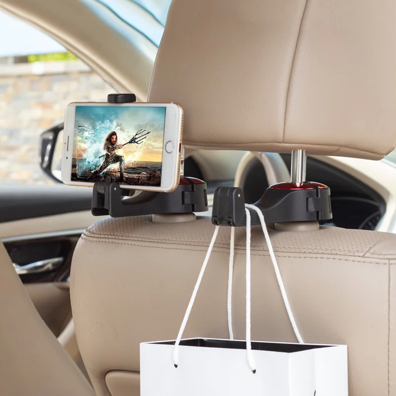 New Car Headrest Hooks Multi-function Seat Back Hook & Car Phone Mount Holder Fastener Seat Back Hanger Clips for Bag Handbag
New Car Headrest Hooks Multi-function Seat Back Hook & Car Phone Mount Holder Fastener Seat Back Hanger Clips for Bag Handbag