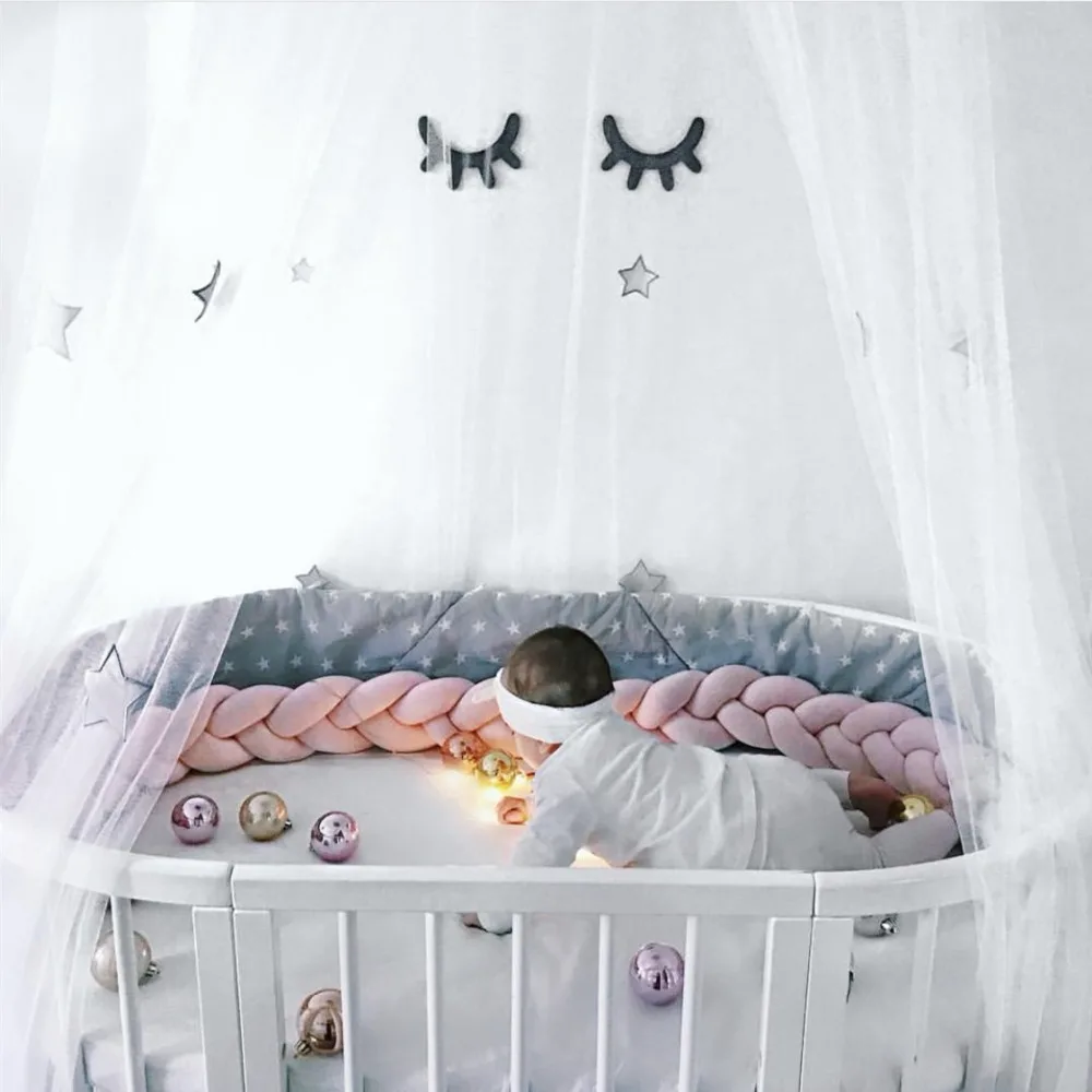 2M/3M Knot Baby Bed Bumper Knot cot bumper for Infant Newborn crib bumper Nursery Bedding Bumper Room Cot Dector
2M/3M Knot Baby Bed Bumper Knot cot bumper for Infant Newborn crib bumper Nursery Bedding Bumper Room Cot Dector