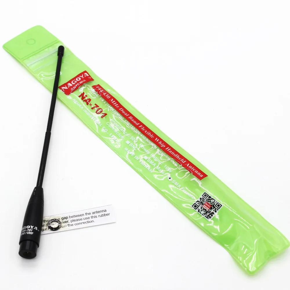 100% Original Nagoya NA-701 Dual Band SMA-M Male Antenna ICOM IC-V8 PUXING For Yaesu Vertex CB Radio Station Walkie Talkie
100% Original Nagoya NA-701 Dual Band SMA-M Male Antenna ICOM IC-V8 PUXING For Yaesu Vertex CB Radio Station Walkie Talkie