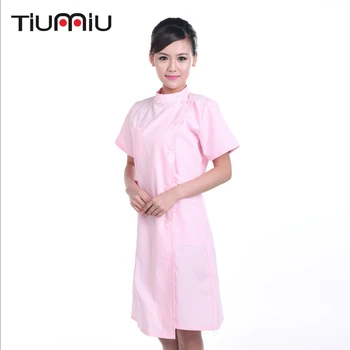 Women Short Sleeve Doctor's Clothing Summer Round Neck Adjustable Waist Long Work Wear Hospital Medical Uniform Surgery Lab Coat
Women Short Sleeve Doctor's Clothing Summer Round Neck Adjustable Waist Long Work Wear Hospital Medical Uniform Surgery Lab Coat