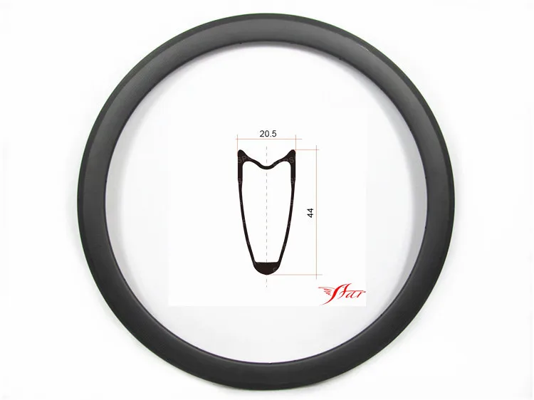 700C new 44mm carbon tubular rims high TG braking track 23mm wide road bicycle rims lightweight, only 350g each pc, 16H-32H
700C new 44mm carbon tubular rims high TG braking track 23mm wide road bicycle rims lightweight, only 350g each pc, 16H-32H