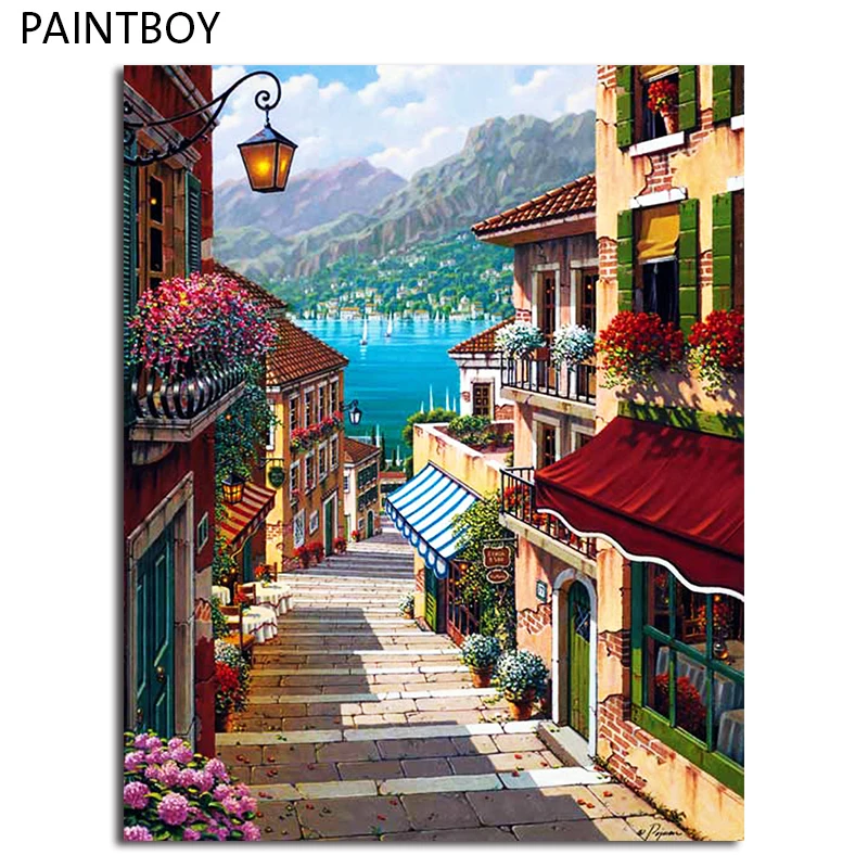 PAINTBOY Landscape Framed Picture Painting By Numbers DIY Digital Canvas Oil Painting Home Decor For Living Room GX7248
PAINTBOY Landscape Framed Picture Painting By Numbers DIY Digital Canvas Oil Painting Home Decor For Living Room GX7248