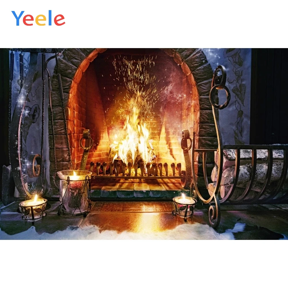 Yeele Merry Christmas Party Fireplace Fire Tree Indoor Baby Photo Background Custom Vinyl Photography Backdrop For Photo Studio
Yeele Merry Christmas Party Fireplace Fire Tree Indoor Baby Photo Background Custom Vinyl Photography Backdrop For Photo Studio