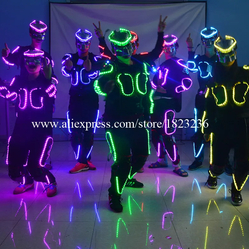 Led Lighting Luminous Colorful Ballroom Costume Dance Wear Stage Performance Clothes For Party KTV Nightclub Show
Led Lighting Luminous Colorful Ballroom Costume Dance Wear Stage Performance Clothes For Party KTV Nightclub Show
