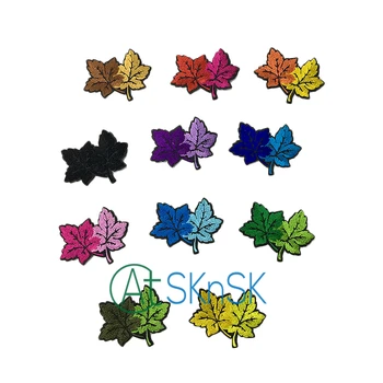 5pcs/lot Random design multicolor maple leaf fresh cloth decorative patches DIY stickers leaves embroidery patches for clothing
5pcs/lot Random design multicolor maple leaf fresh cloth decorative patches DIY stickers leaves embroidery patches for clothing
