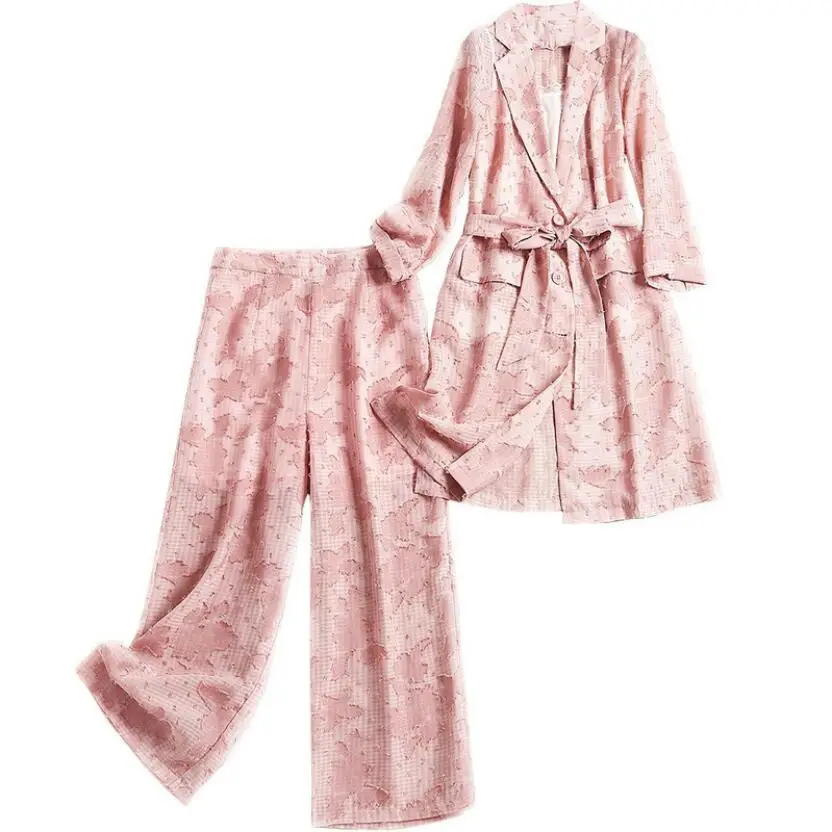 2019 New Spring Women's Blazer Suits Office Lady Suit 2 Pieces Set Long Trench Coat and Pants Suit
2019 New Spring Women's Blazer Suits Office Lady Suit 2 Pieces Set Long Trench Coat and Pants Suit