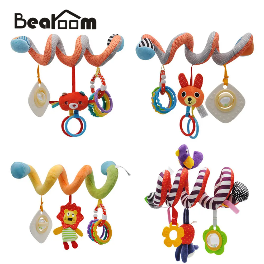 Bearoom Stroller Toys Mobile Baby Rattle Cute Animal Toys Soft Teether Newborn Baby Toy Educational Infant Handbell Ring 
Bearoom Stroller Toys Mobile Baby Rattle Cute Animal Toys Soft Teether Newborn Baby Toy Educational Infant Handbell Ring