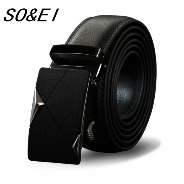 SOEI High Quality Alloy Little Shining Stone Decorative Automatic Buckle Men Belt Designer Brand Top Cowhide Leather Belt Men
SOEI High Quality Alloy Little Shining Stone Decorative Automatic Buckle Men Belt Designer Brand Top Cowhide Leather Belt Men