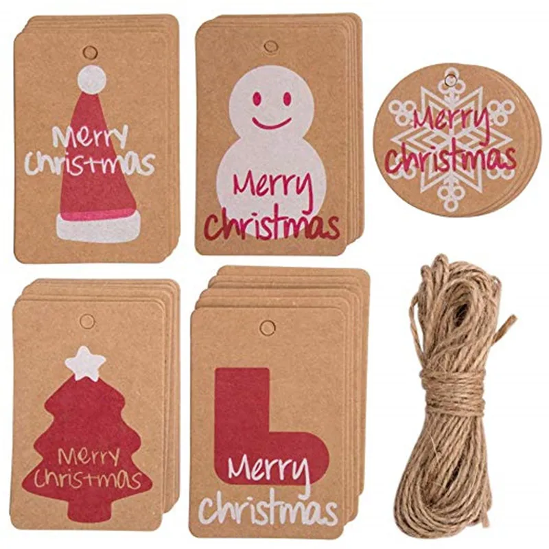 100PCS Kraft Paper Christmas Gift Tags with christmas decorations with Love Tags With Jute Twine for DIY Price Garment Tags
100PCS Kraft Paper Christmas Gift Tags with christmas decorations with Love Tags With Jute Twine for DIY Price Garment Tags