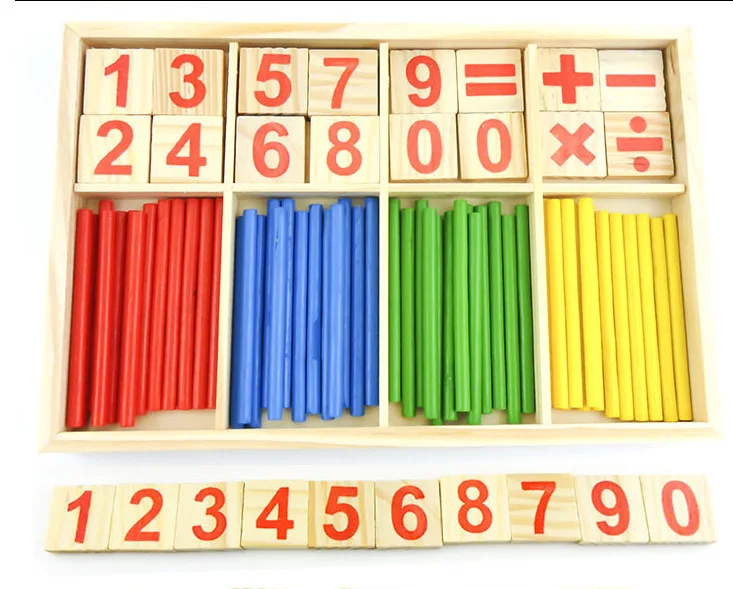 Wooden toys round digital bar counting rod early childhood educational toys for children to learn to count
Wooden toys round digital bar counting rod early childhood educational toys for children to learn to count