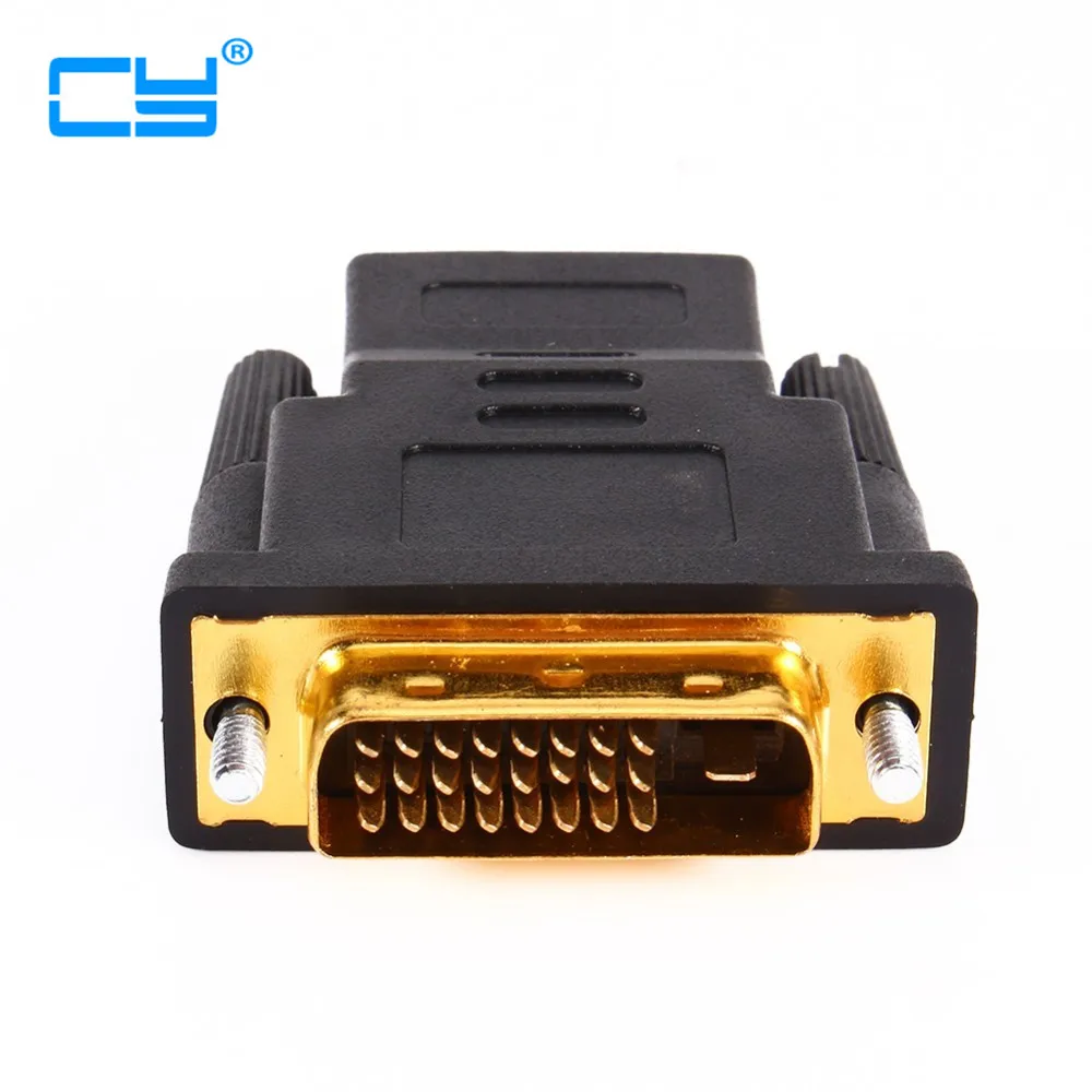 Gold Plated DVI 24+1 to HDMI Convert Male to Female Adapter Converter Cable Cabo for HDTV LCD
Gold Plated DVI 24+1 to HDMI Convert Male to Female Adapter Converter Cable Cabo for HDTV LCD