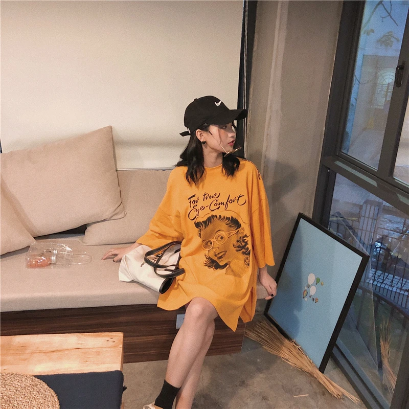 3 colors korean style letter o neck short sleeve funny loose meduiem long t-shirts womens tee shirt femme (y3253)
3 colors korean style letter o neck short sleeve funny loose meduiem long t-shirts womens tee shirt femme (y3253)