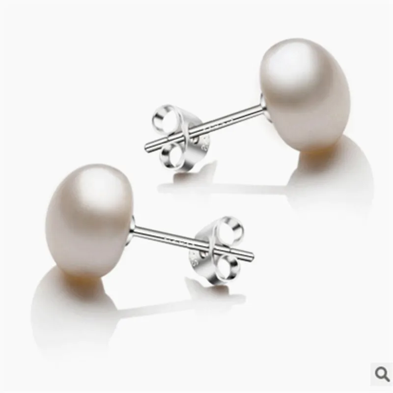 925 Silver Needle 7-8MM Oblate Stud Earring Natural Freshwater Pearl Fashion Jewelry Gift For Women Wholesale 
925 Silver Needle 7-8MM Oblate Stud Earring Natural Freshwater Pearl Fashion Jewelry Gift For Women Wholesale