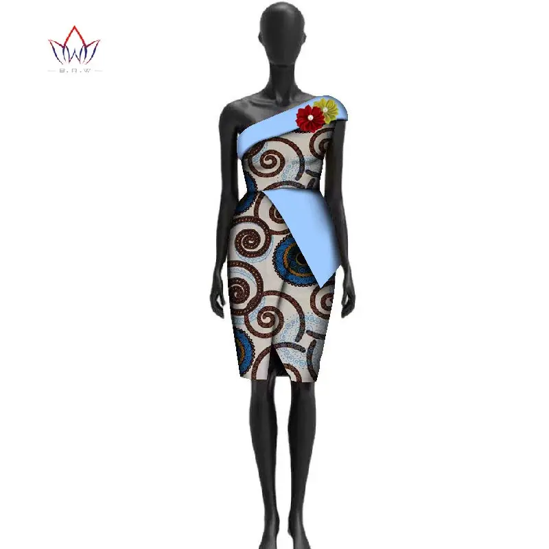 2018 Autumn Dashiki african dresses for women Tilt shoulder ankara dresses bazin riche plus size African print clothing WY3275
2018 Autumn Dashiki african dresses for women Tilt shoulder ankara dresses bazin riche plus size African print clothing WY3275