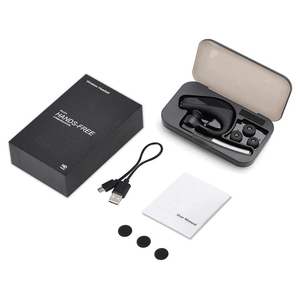 K10 Bluetooth Earphone Wireless Headphone stereo HandsFree Noise