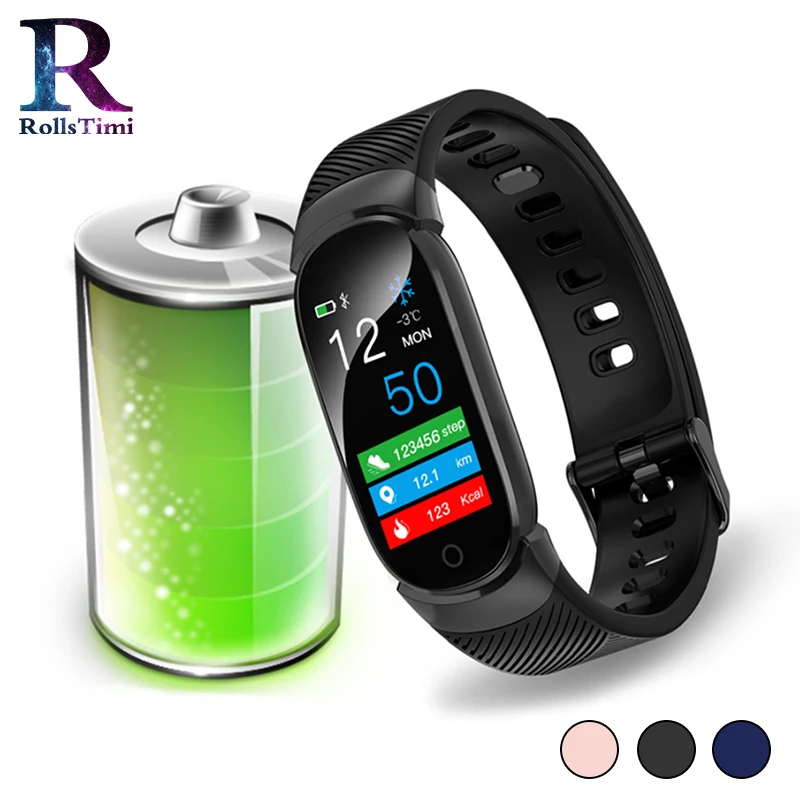 RollsTimi Smart Bracelet Bluetooth Color Screen Smartband Heart Rate Blood Pressure Monitor Fitness Tracker New Smart Watch Men
RollsTimi Smart Bracelet Bluetooth Color Screen Smartband Heart Rate Blood Pressure Monitor Fitness Tracker New Smart Watch Men