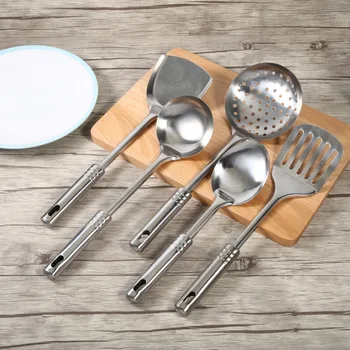 5Pcs/set Multi-functional Kitchen Utensil Set Stainless Steel Spoons Shovel Spatula Cooking Tools to Make Good Dinner
5Pcs/set Multi-functional Kitchen Utensil Set Stainless Steel Spoons Shovel Spatula Cooking Tools to Make Good Dinner
