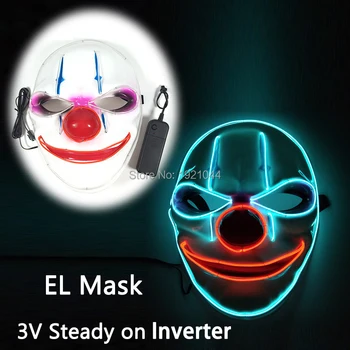 2020 Hot Sales Funny Old Clown EL Led Glowing Mask Cosplay Dance DJ Supplies EL Wire Party Mask for Halloween
2020 Hot Sales Funny Old Clown EL Led Glowing Mask Cosplay Dance DJ Supplies EL Wire Party Mask for Halloween