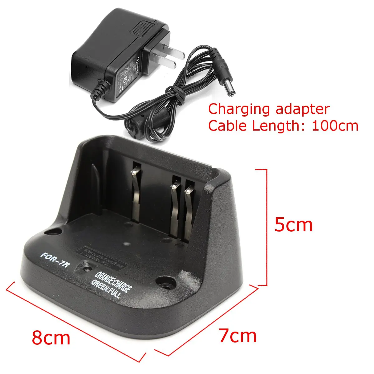 Walkie talkie Charger Adapter Accessories for Yaesu CD-15A NC72 VX-5R VX-6R & VX-7R with Cradle 8x7x5cm Walkie-talkie Part
Walkie talkie Charger Adapter Accessories for Yaesu CD-15A NC72 VX-5R VX-6R & VX-7R with Cradle 8x7x5cm Walkie-talkie Part