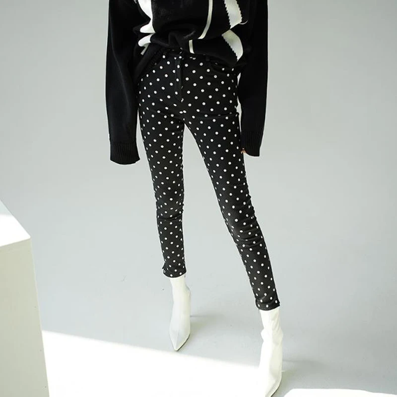 BGTEEVER Polka Dot Jeans for Women Skinny Jeans High Waist Women Pants Stretch Denim Trousers Female Denim Pencil Pants 2018
BGTEEVER Polka Dot Jeans for Women Skinny Jeans High Waist Women Pants Stretch Denim Trousers Female Denim Pencil Pants 2018