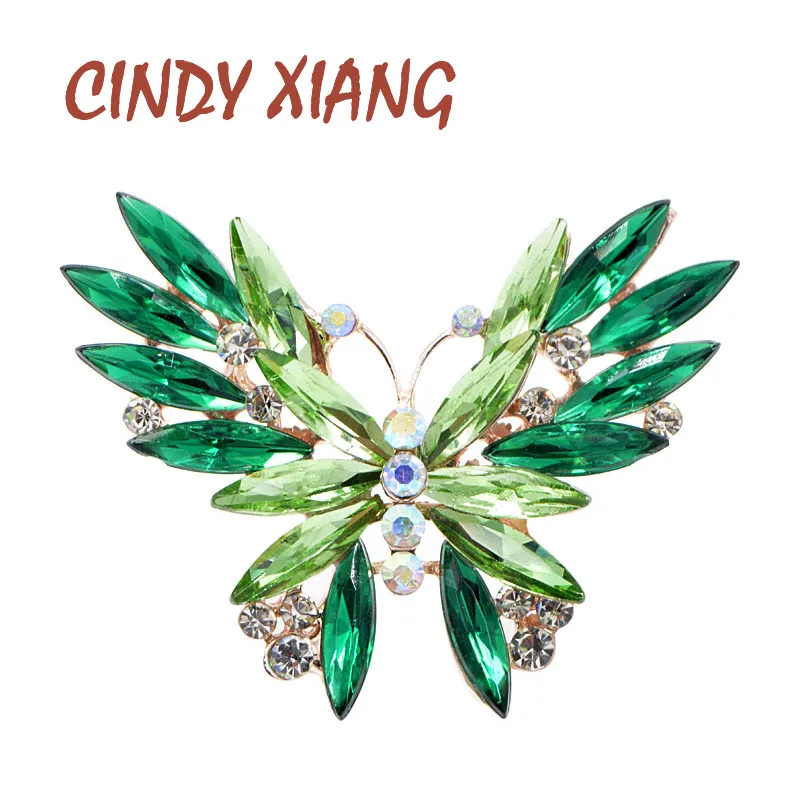 CINDY XIANG 2 Colors Available Rhinestone Butterfly Brooches for Women Fashion Insect Dress Accessories Party Jewelry Good Gift
CINDY XIANG 2 Colors Available Rhinestone Butterfly Brooches for Women Fashion Insect Dress Accessories Party Jewelry Good Gift