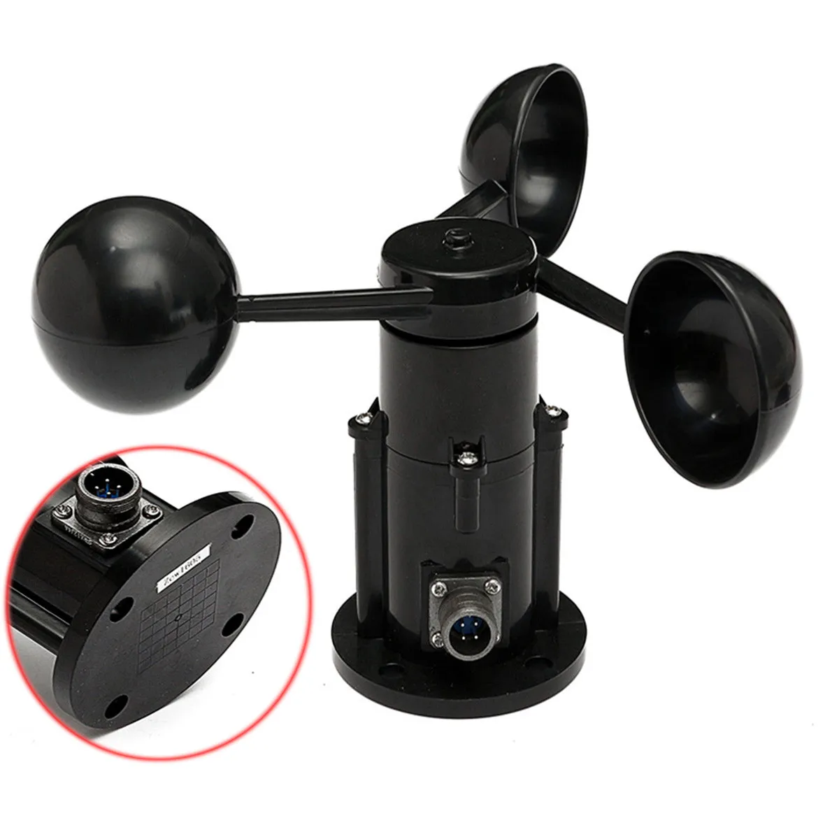 High Quality Wind Speed Sensor Anemometer Three Cups Aluminium Current Voltage Output 0-5V High Strength Weather Resistance
High Quality Wind Speed Sensor Anemometer Three Cups Aluminium Current Voltage Output 0-5V High Strength Weather Resistance
