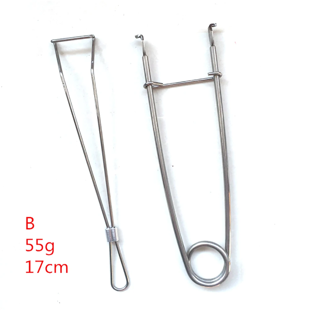 TOPIND Sliver Stainess Steel Fish Mouth Opener Jaw Spreader Hook Remove Saltwater Fishing Tool Set Kit
TOPIND Sliver Stainess Steel Fish Mouth Opener Jaw Spreader Hook Remove Saltwater Fishing Tool Set Kit