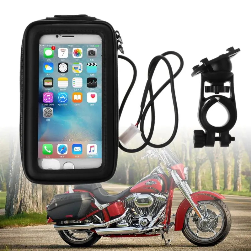 Phone Holder Cradle USB Charging Bag Waterproof Microphone Pouch Motorcycle Mount Handlebar Bike Bicycle Adjustable 360 degree R
Phone Holder Cradle USB Charging Bag Waterproof Microphone Pouch Motorcycle Mount Handlebar Bike Bicycle Adjustable 360 degree R