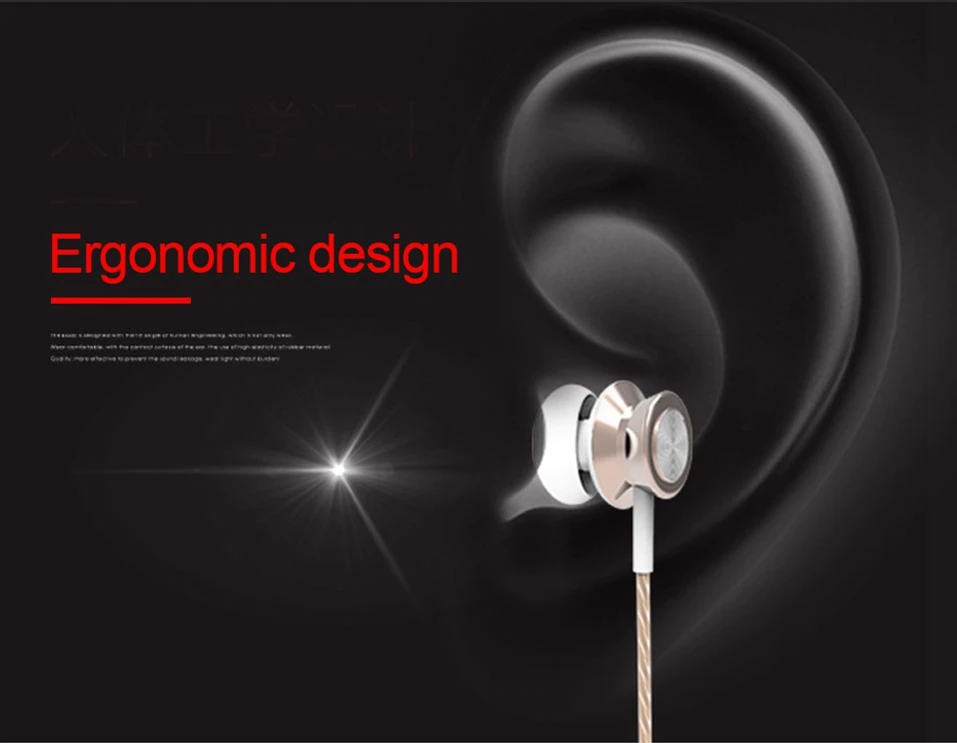 Icoque Wired Earphone Hifi Bass Stereo Headphones In-ear with Mic for Samsung Xiaomi iPhone Sony MP3 Computer PC 3.5mm Earphones (5)