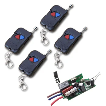New AC 220V 1CH Wireless Remote Control Switch System 1pcs Receiver & 4pcs 2 Keys Remote Control High Quality 315/433mhz
New AC 220V 1CH Wireless Remote Control Switch System 1pcs Receiver & 4pcs 2 Keys Remote Control High Quality 315/433mhz