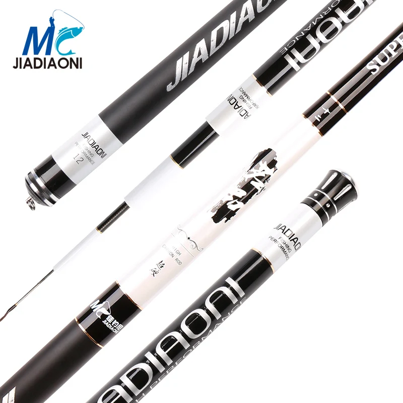 JIADIAONI 99.99% Carbon Fiber Stream Fishing Rod Telescopic Fishing Pole Carp Feeder Spinning Rod 3.6m 4.5m 5.4m 6.3m 7.2m
JIADIAONI 99.99% Carbon Fiber Stream Fishing Rod Telescopic Fishing Pole Carp Feeder Spinning Rod 3.6m 4.5m 5.4m 6.3m 7.2m