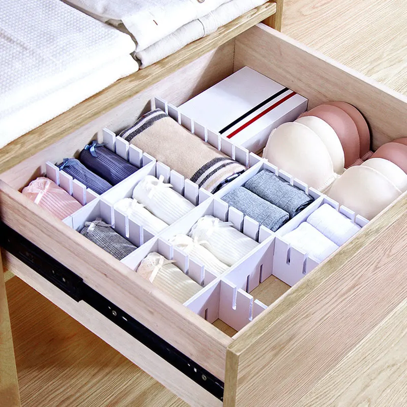 Adjustable Clapboard Drawer Divider Partition Storage Wardrobe Storage Organizer high quality ABS plastic RT99
Adjustable Clapboard Drawer Divider Partition Storage Wardrobe Storage Organizer high quality ABS plastic RT99