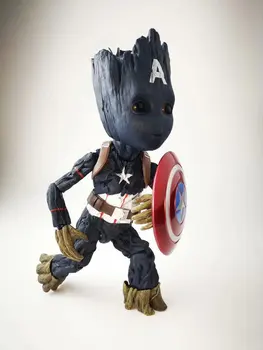 26cm Marvel Tree Man Avengers Endgame Guardians of galaxy groot COS Captain America SHF Figurats Baby Groots Action Figure
26cm Marvel Tree Man Avengers Endgame Guardians of galaxy groot COS Captain America SHF Figurats Baby Groots Action Figure