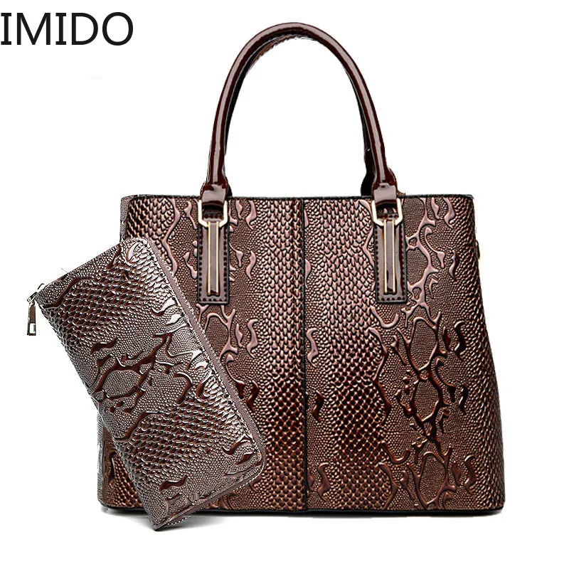 IMIDO New Fashion Leather Women Bag Ladies Luxury Snake Shoulder Bags Designer Handbags High Quality 2019 Spring Ladies Tote Bag
IMIDO New Fashion Leather Women Bag Ladies Luxury Snake Shoulder Bags Designer Handbags High Quality 2019 Spring Ladies Tote Bag