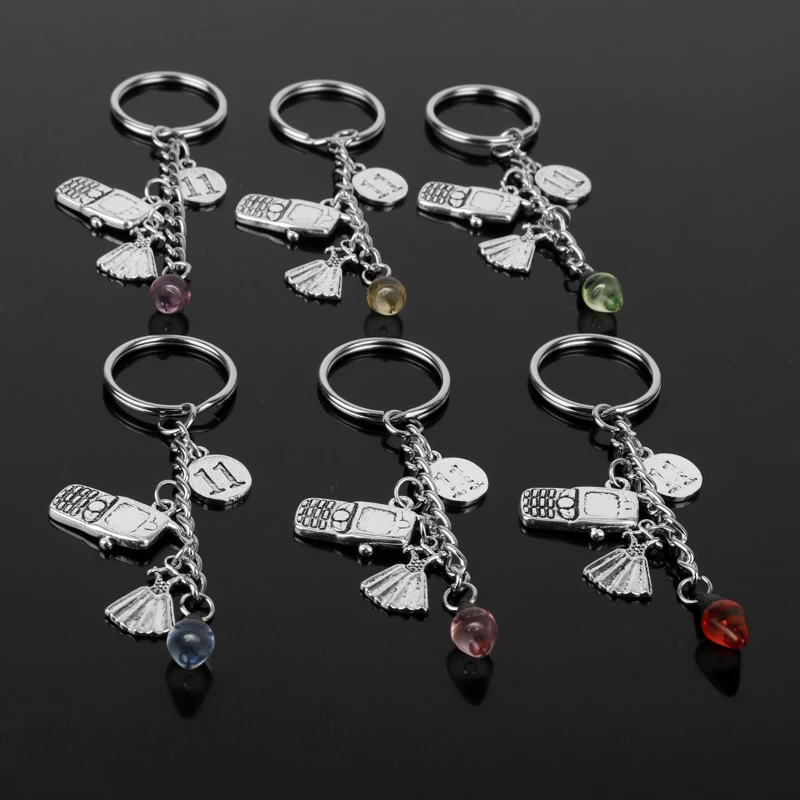 dongsheng Stranger Things Keychain Charms Jewelry Colorful Lamps Key Rings Monster Keyfob Holder | Украшения и аксессуары