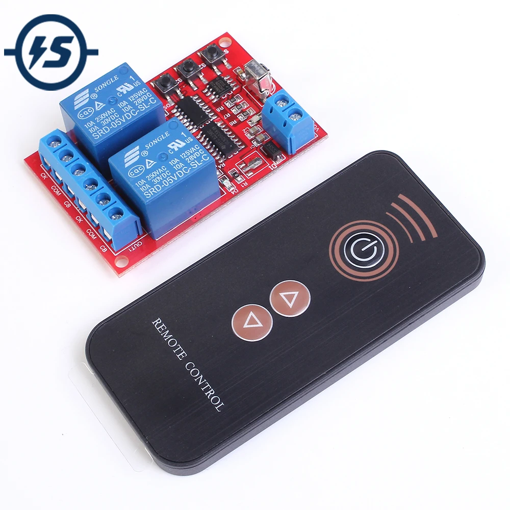 Wireless Infrared Receiver Learning Type Module + 3-Key Black Remote Control 150mA 5V 2-Channel 2bit DIY Kit
Wireless Infrared Receiver Learning Type Module + 3-Key Black Remote Control 150mA 5V 2-Channel 2bit DIY Kit