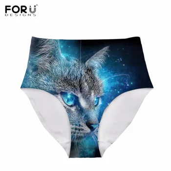 FORUDESIGNS Stylish Women Summer High Waist Panties Cute 3D Blue Galaxy Cat Print Female Traceless Underwear Ultra-thin Knickers
FORUDESIGNS Stylish Women Summer High Waist Panties Cute 3D Blue Galaxy Cat Print Female Traceless Underwear Ultra-thin Knickers